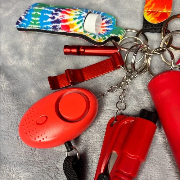 Colorful Safety Keychain Set - Picture 3 of 3